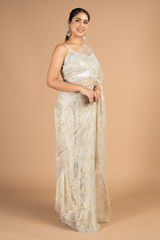 Chantilly lace sareeDSC08383