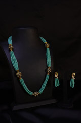 Turquoise Multi Layer Necklace Set