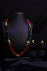 Crystal Multi Layer Necklace Set