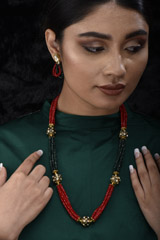 Crystal Multi Layer Necklace Set_SUB1358
