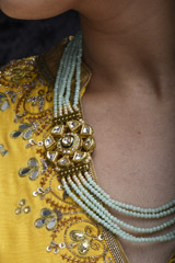 Mint Multi String Necklace Set_SUB1298