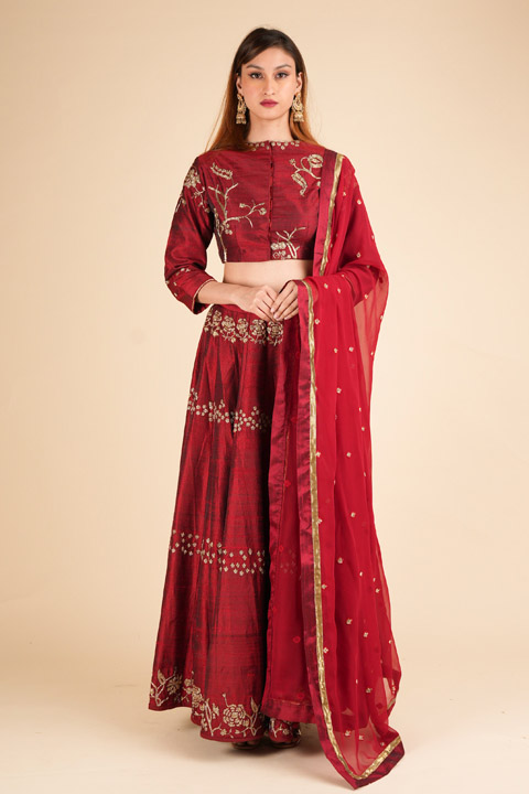 Red Lehenga SetDSC01879