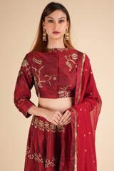 Red Lehenga SetDSC01880