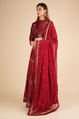 Red Lehenga SetDSC01881