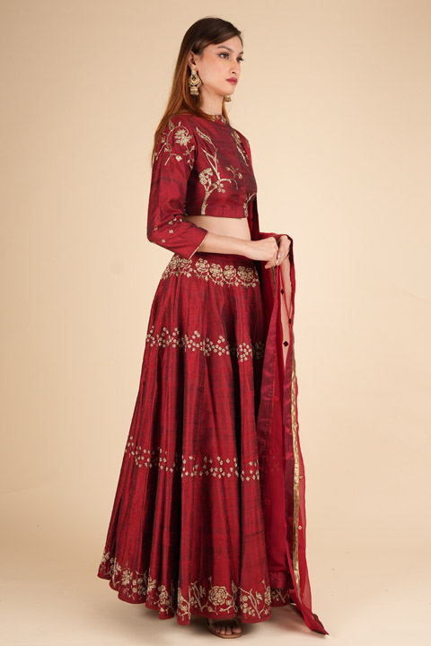 Red Lehenga SetDSC01882