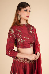 Red Lehenga SetDSC01883