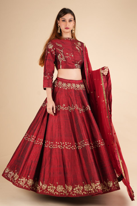 Red Lehenga Set