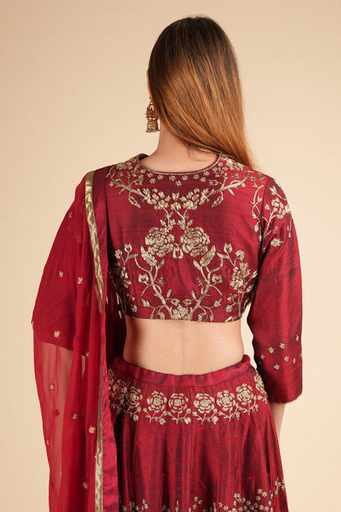 Red Lehenga SetDSC01886