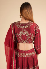 Red Lehenga SetDSC01886