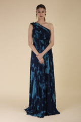 Blue Flared Gown334_video
