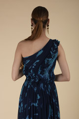 Blue Flared Gown_DTR2407