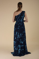 Blue Flared Gown_DTR2408