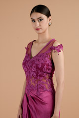 Draped Saree Gown_DTR4365