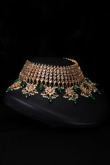 Kundan Necklace Set With BeadsIMG_1045