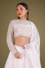 Pink Tiered LehengaDSC03687