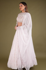 Pink Tiered LehengaDSC03688