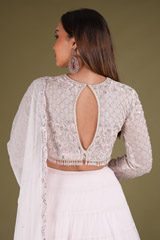 Pink Tiered LehengaDSC03697