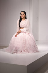 Pink Tiered LehengaIMG_1205