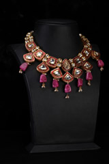 Red Meenakari And Kundan SetIMG_0892