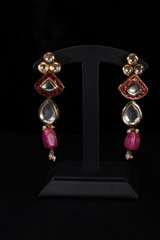 Red Meenakari And Kundan SetIMG_0895