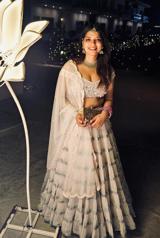 Pink Sequins Lehenga1