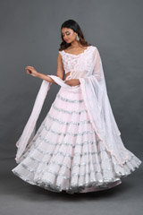 Pink Sequins LehengaIMG_9039