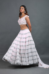 Pink Sequins LehengaIMG_9050