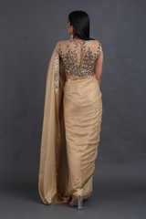 Golden Dot Saree SetIMG_2717