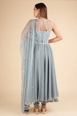 Blue Anarkali SetDSC01877