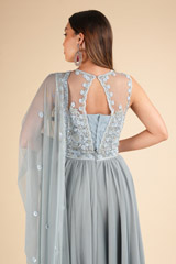 Blue Anarkali SetDSC01878