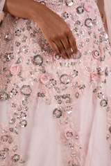 Pink Lehenga with 3D EmbroideryDSC08518