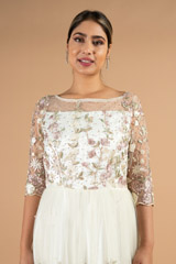 White Embroidered GownDSC04290