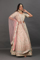 Cream Thread And Sequin LehengaIMG_9125
