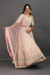Cream Thread And Sequin LehengaIMG_9126