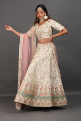 Cream Thread And Sequin LehengaIMG_9135