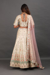 Cream Thread And Sequin LehengaIMG_9136