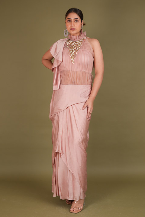Draped Saree Gown