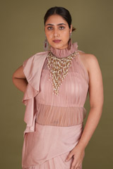 Draped Saree GownDSC02628