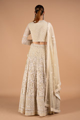 Offwhite Thread And Sequin LehengaDSC02017