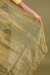 Green Metallic SareeDSC00803