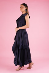 Layered Gown With Embroidered BeltDSC00118