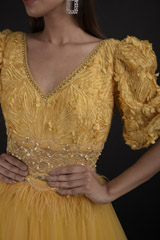 Yellow Tulle Gown_SUB8513