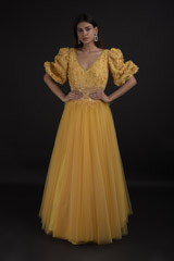 Yellow Tulle Gown_SUB8514