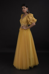 Yellow Tulle Gown_SUB8515