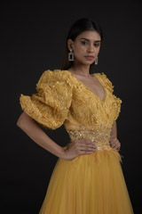 Yellow Tulle Gown_SUB8517