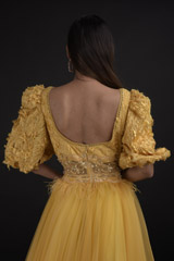 Yellow Tulle Gown_SUB8520
