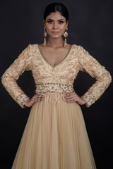 Peach Embellished Gown_DSC5743