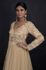 Peach Embellished Gown_DSC5745