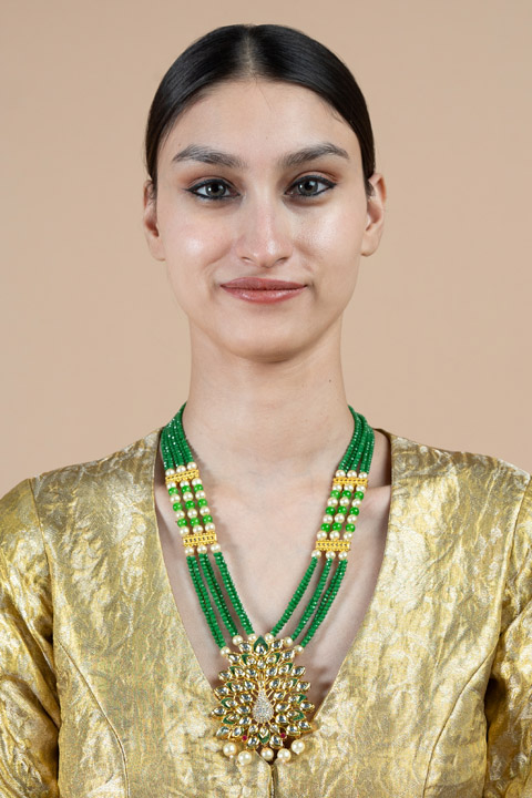 Necklace With Peacock Pendant