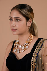 Multi String Marble Necklace Set1